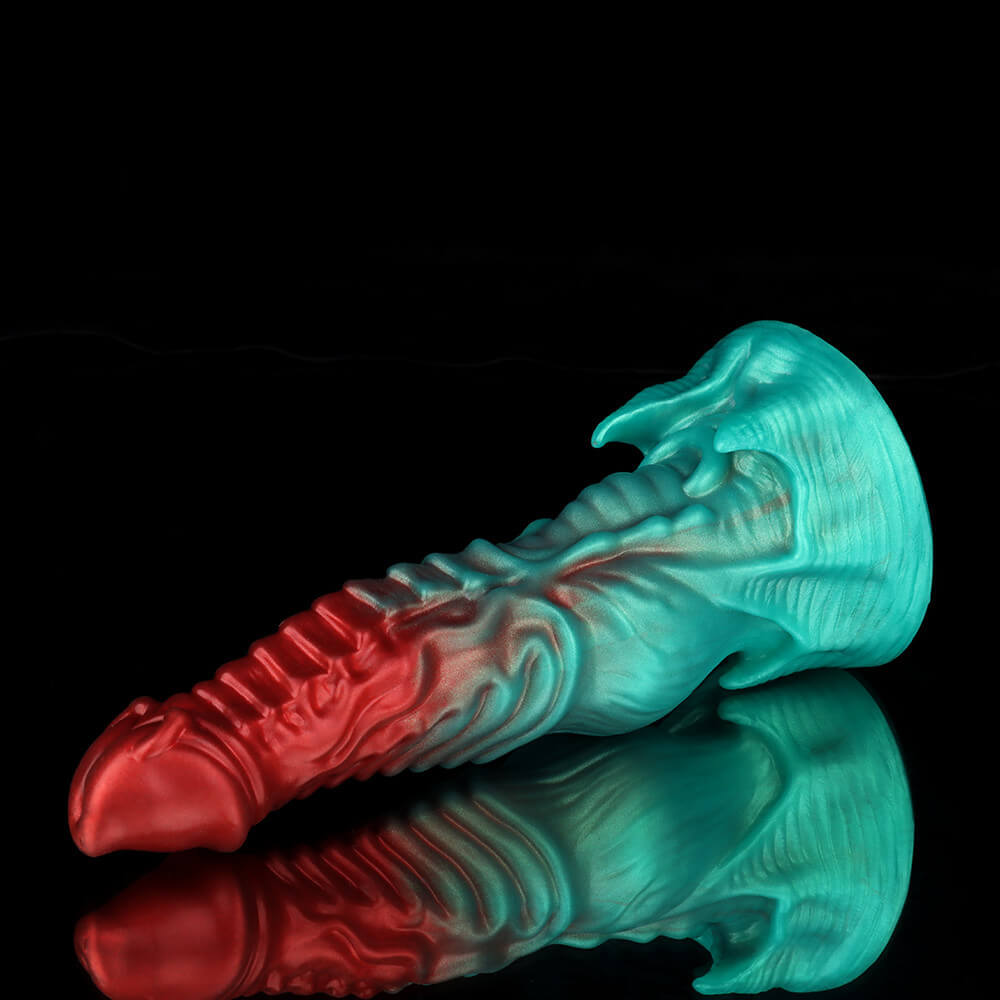 Vrythyss-Wyrm-Chroma-Dildo-Fantasy-Dragon-Scales-Beast-Dildo-Brand (6) Vrythyss Fantasy Wyrm Dildo With Chroma Scales - Dual-Temperature Dragon Texture Adult Toy | Beast Dildo Brand