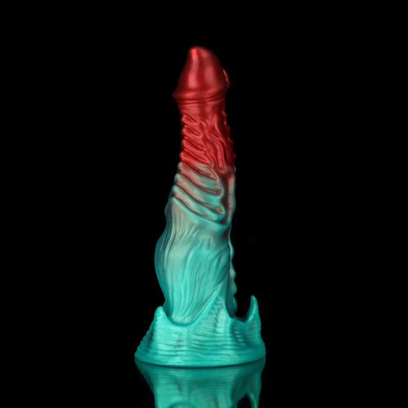 Vrythyss Fantasy Wyrm Dildo With Chroma Scales - Dual-Temperature Dragon Texture Adult Toy | Beast Dildo Brand