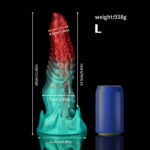 Vrythyss Dragon Dildo-Fantasy Wyrm Sex Toy | Beast Dildo™ 11 Vrythyss Fantasy Wyrm Dildo With Chroma Scales - Dual-Temperature Dragon Texture Adult Toy | Beast Dildo Brand