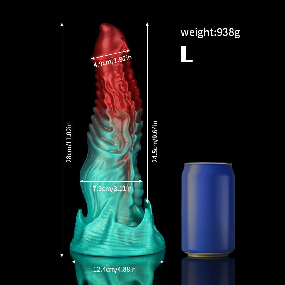 Vrythyss-Wyrm-Chroma-Dildo-Fantasy-Dragon-Scales-Beast-Dildo-Brand (9) Vrythyss Fantasy Wyrm Dildo With Chroma Scales - Dual-Temperature Dragon Texture Adult Toy | Beast Dildo Brand